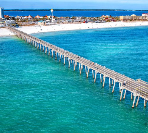 Pensacola beach pier westboundtravel