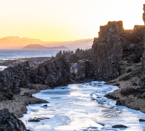 Þingvellir frozen Öxará - SIG01728 3